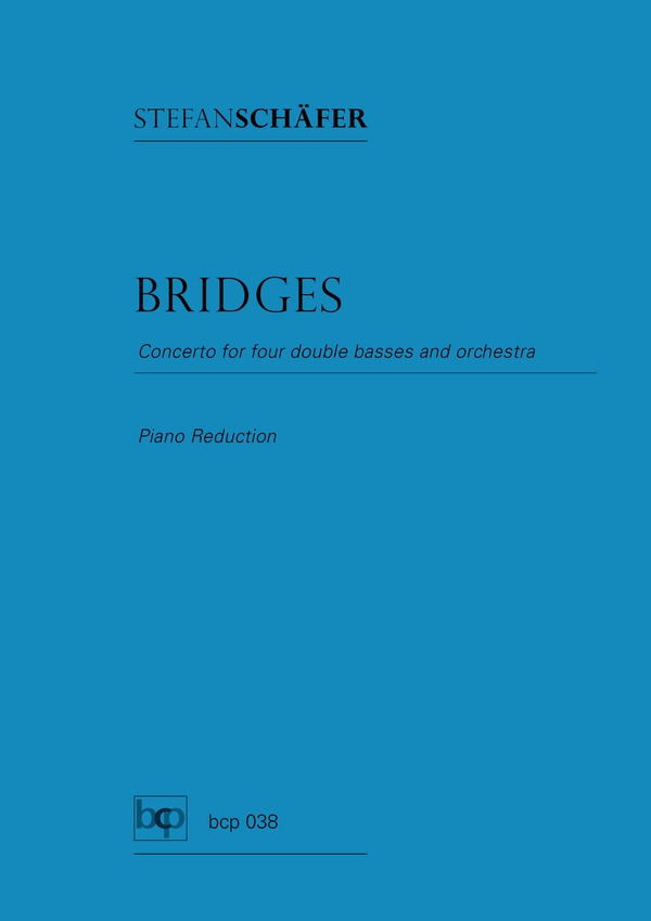 Bridges für 4 Kontrabässe und Orchster