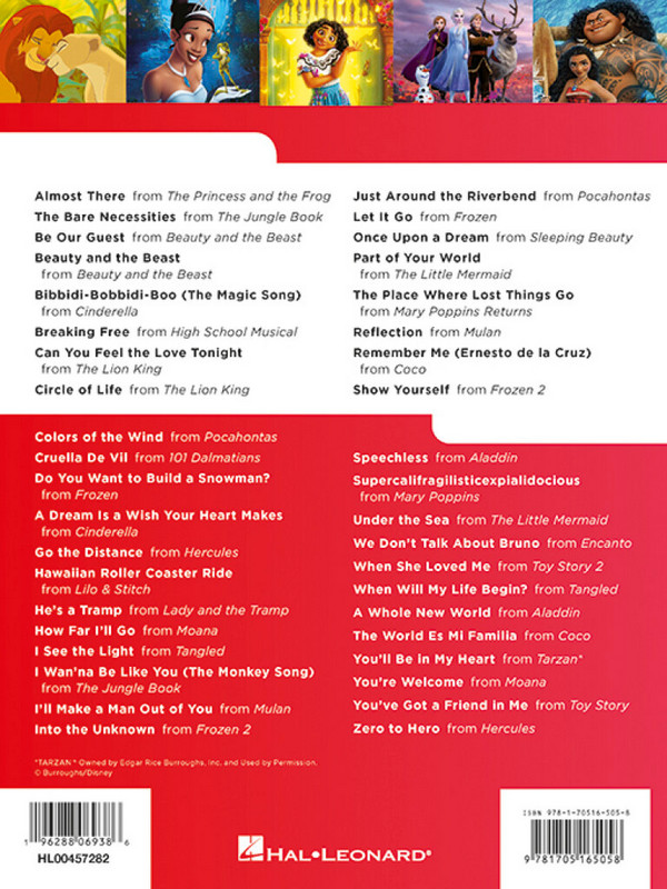 Really Easy Piano: 40 Disney Songs