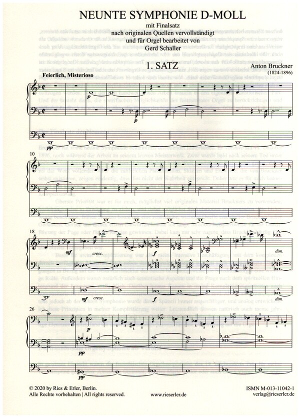 9. Sinfonie d-Moll mit Finalsatz