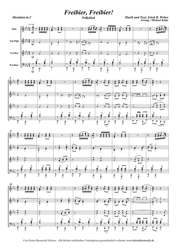 Freibier, Freibier (inkl. Jingle-Version)