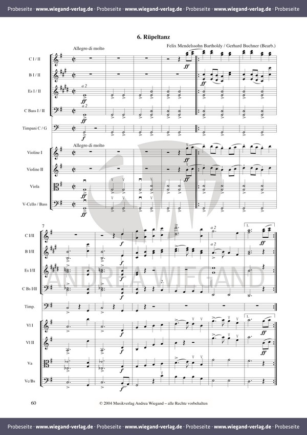Mendelssohn-Bartholdy, Felix, Sommernachtstraum