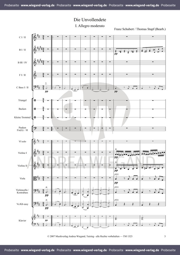 Schubert, Franz, Die Unvollendete