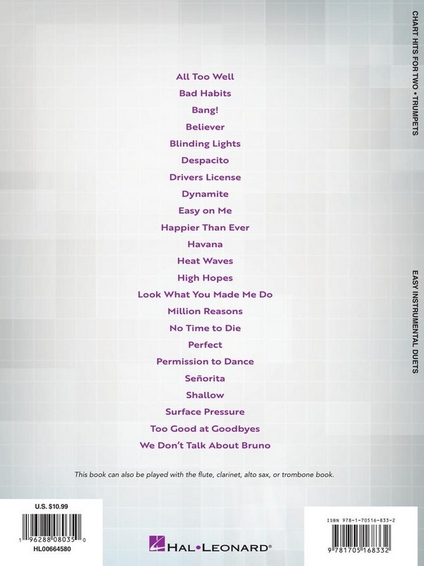 Chart Hits for Two