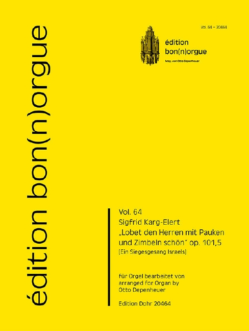 Lobet den Herren mit Pauken und Zimbeln schön op.101,5
