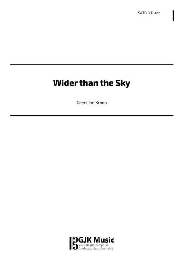 Wider than the Sky