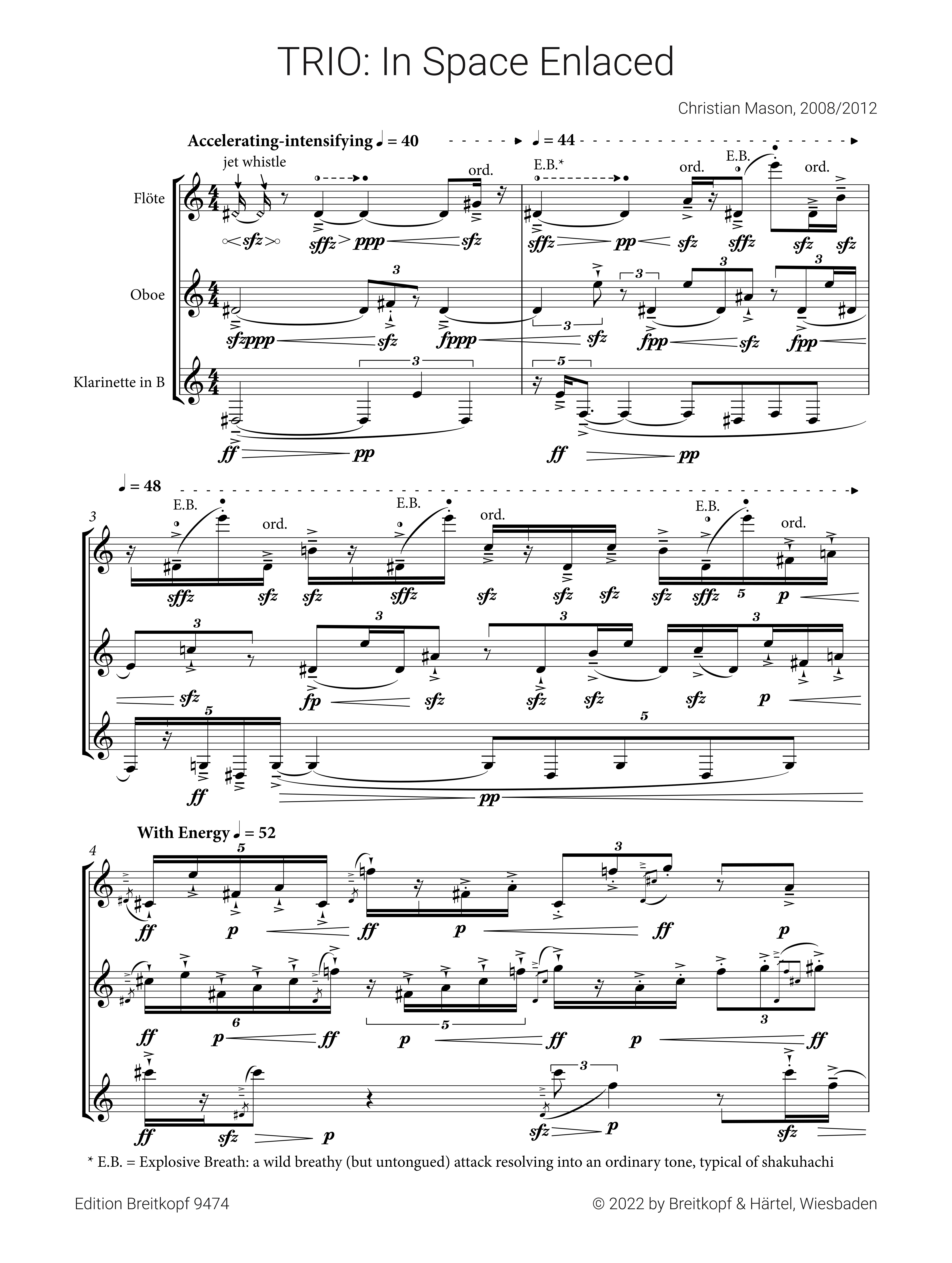 TRIO: In Space Enlaced