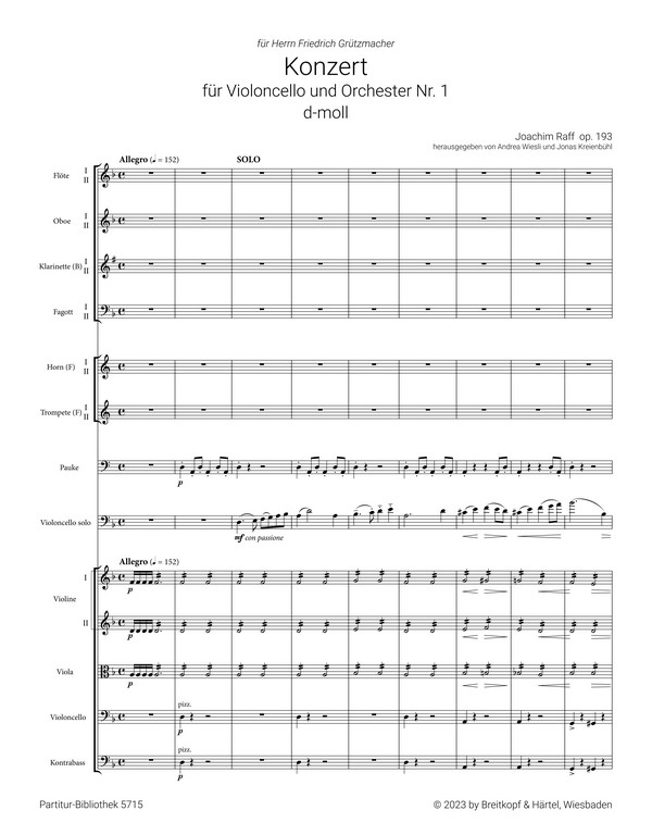 Violoncellokonzert Nr.1 d-moll op.193
