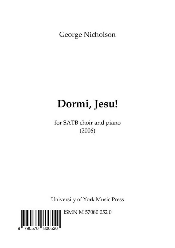 Dormi, Jesu!