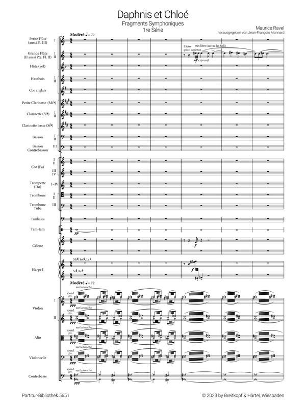 Daphnis et Chloé - Symphonische Fragmente 1. Suite