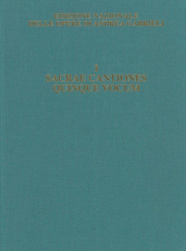 Sacrae cantiones quinque vocum. Liber primus