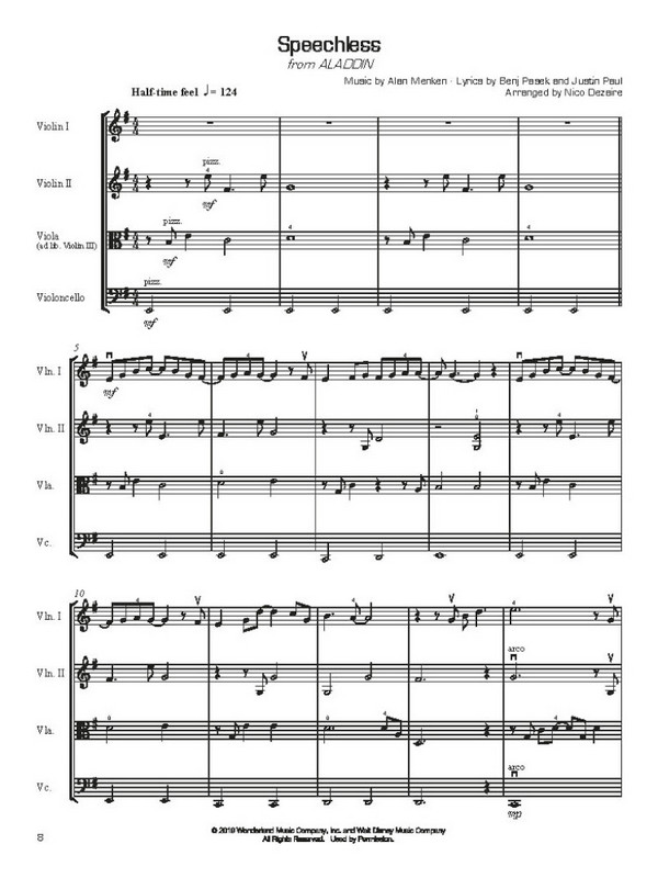 Four Disney Quartets