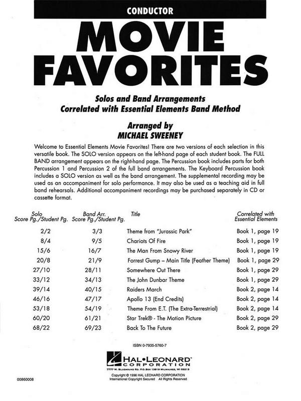 Essential Elements Movie Favorites