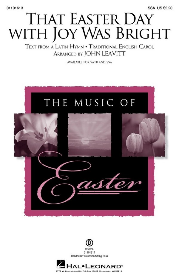 That Easter Day with Joy Was Bright