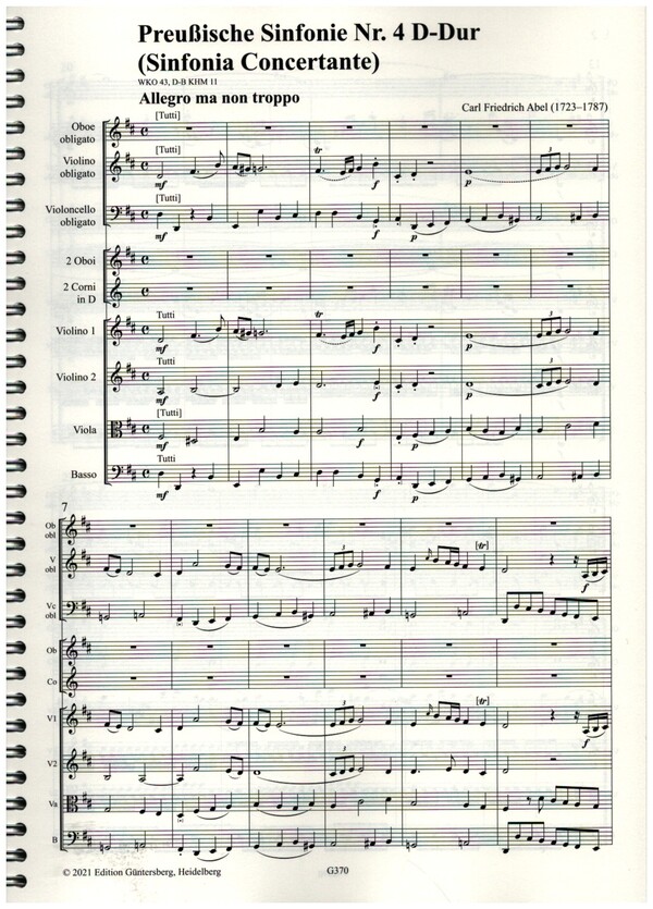 6 Preußische Sinfonien (Nr.4-6)