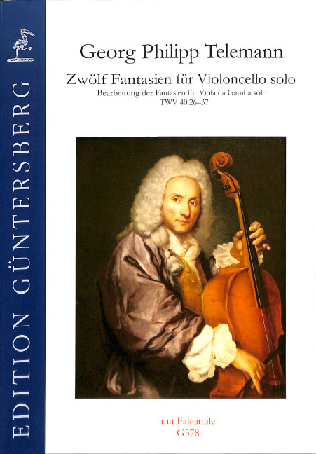 12 Fantasien für Violoncello TWV40:26-37