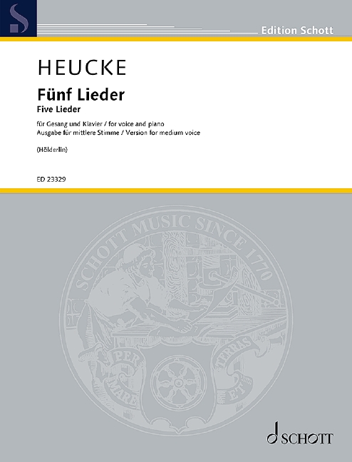 5 Lieder op.99