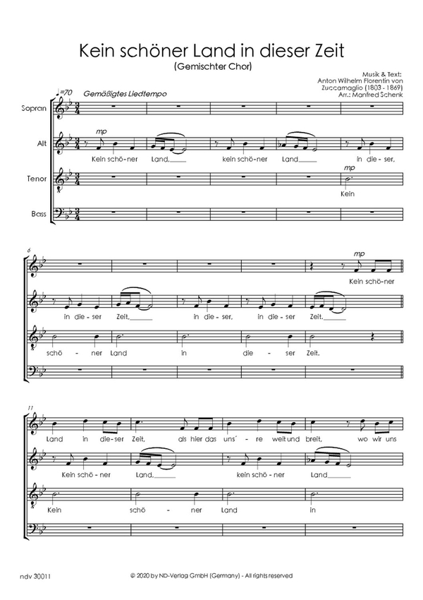 Kein schöner Land in dieser Zeit