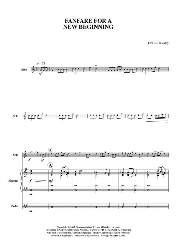 Fanfare For A New Beginning