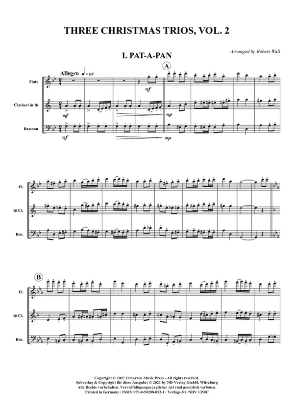 3 Weihnachts-Trios Band 2