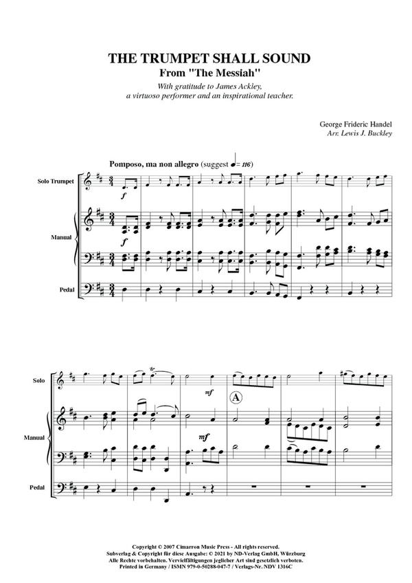 The Trumpet Shall Sound aus "The Messiah"