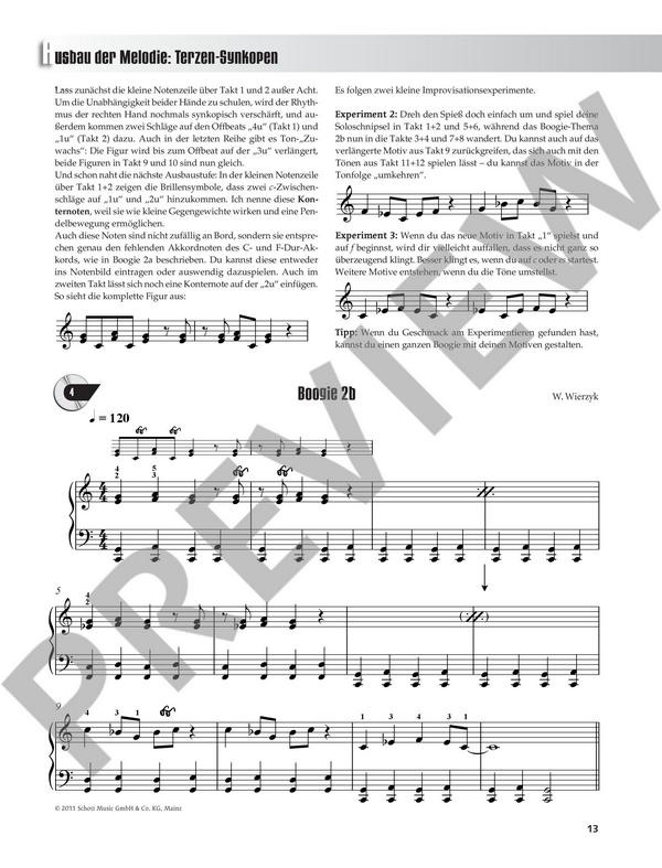 Boogie & Blues Piano (+Online-Audio)