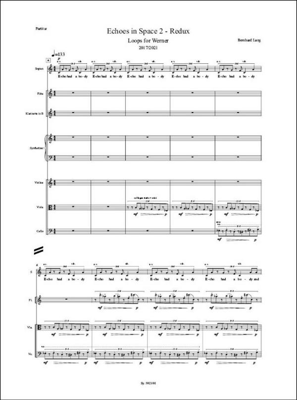 Echoes in Space 2 - Redux (Loops for Werner) (2017/2021)