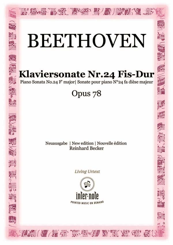 Sonate Nr. 24 Fis-Dur op.78