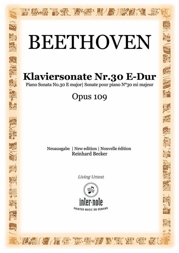 Sonate Nr. 30 E-Dur op.109