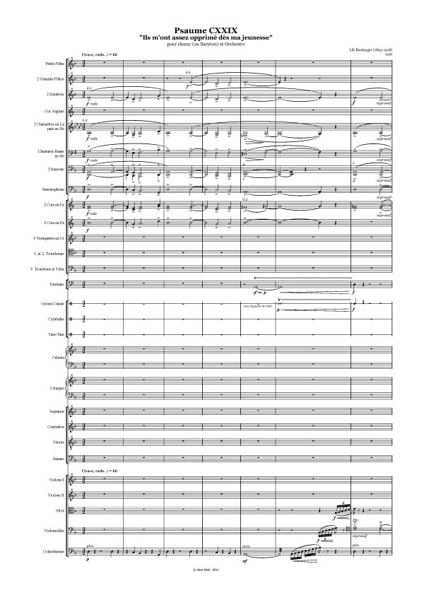 Psalm 129 'Ils m'ont assez opprimé dés ma jeunesse'