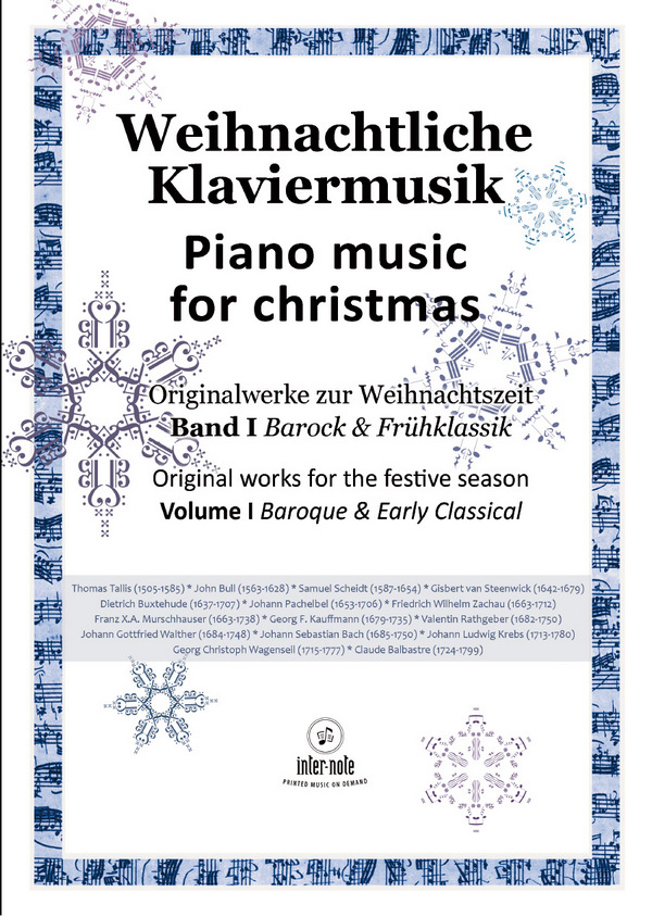Weihnachtliche Klaviermusik Band 1: Barock & Frühklassik