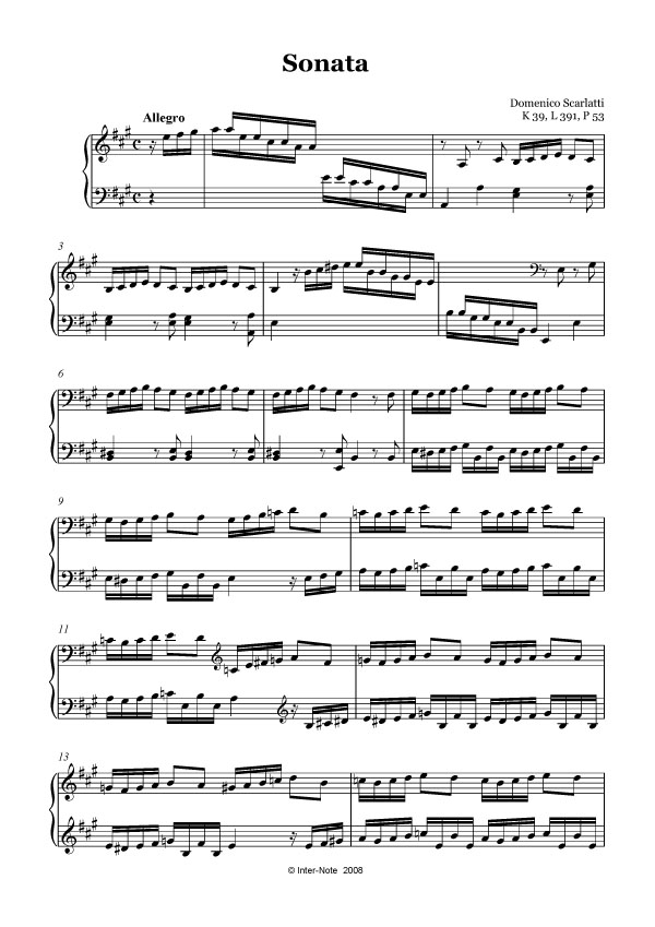 Ausgewählte Sonaten