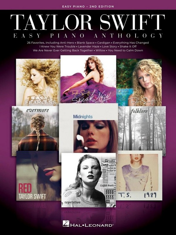 Taylor Swift: Easy Piano Anthology - 2nd Edition