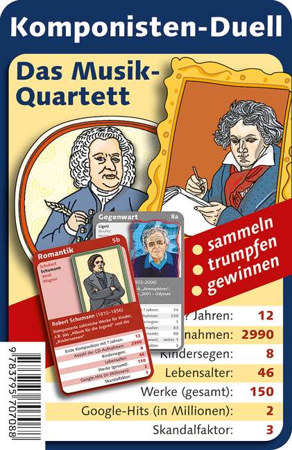 Komponisten-Duell game / card game