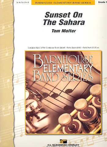 Sunset on the Sahara for concert band