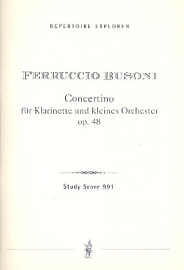 Concertino op. 48 für Klarinette und kleines