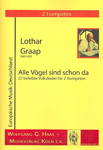 Alle Vögel sind schon da: für 2 Trompeten