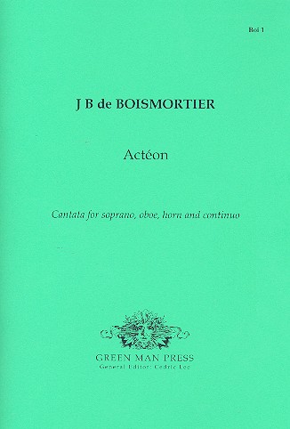 Actéon cantata for soprano, oboe, horn