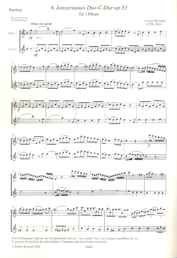Konzertantes Duo Nr.6 C-Dur op.53