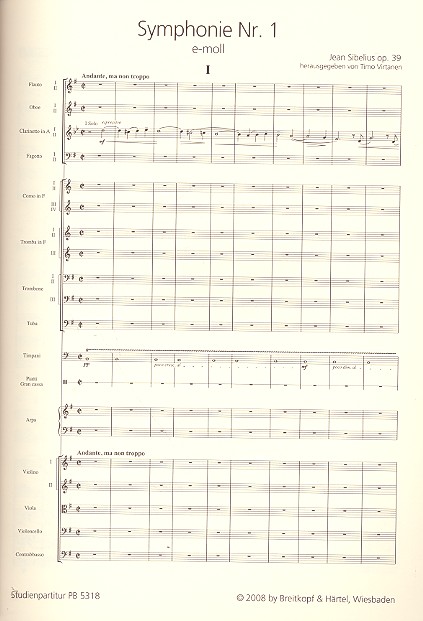 Sinfonie e-Moll Nr.1 op.39