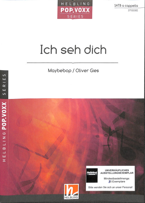 Ich seh dich SATB