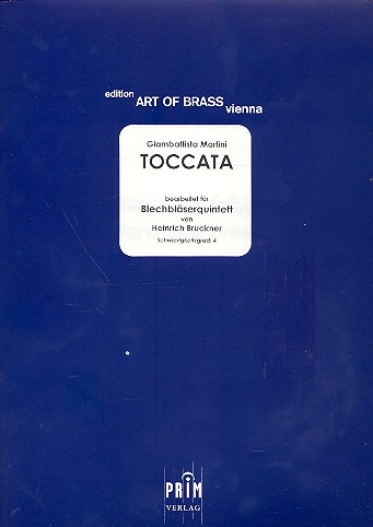 Toccata für 2 Trompeten, Horn, Posaune