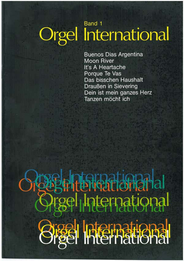 Orgel International Band 1 für E-Orgel