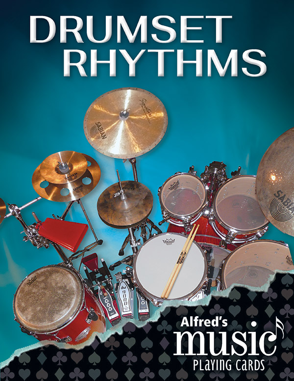 Music Playing Cards: Drumset Rhythms