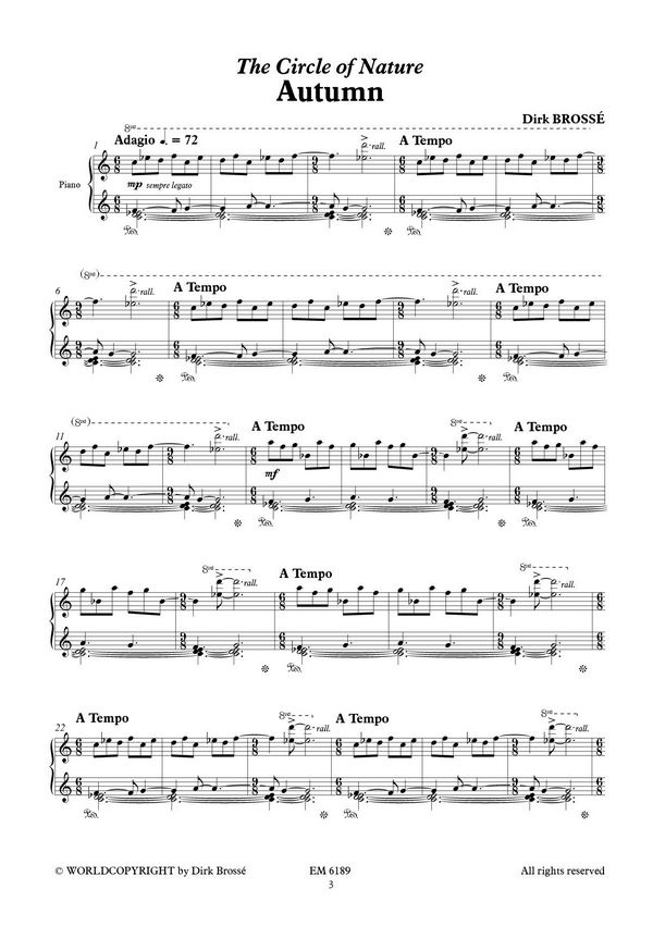 Autumn for clarinet and piano