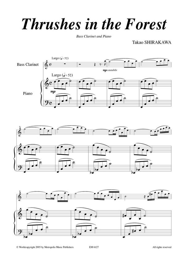 Thrushes in the Forest 