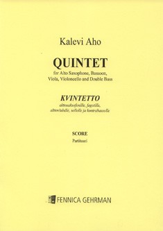 Quintet for alto saxophone, bassoon, viola,