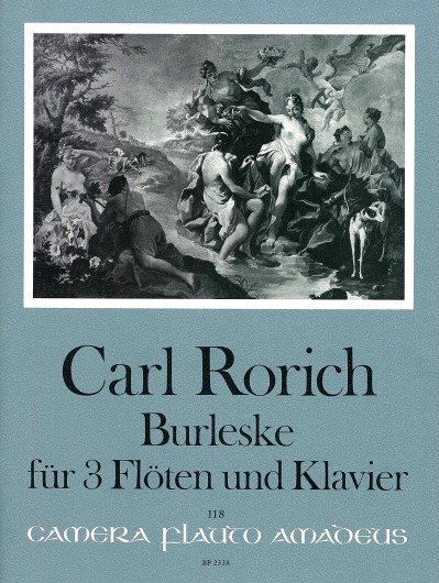 Burleske op. 64 für 3 Flöten und Klavier