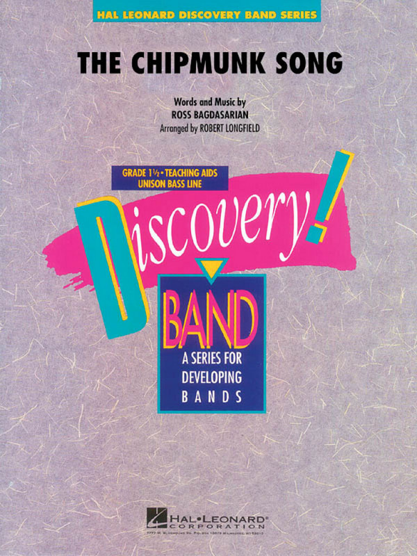 The Chipmunk Song: for wind orchestra