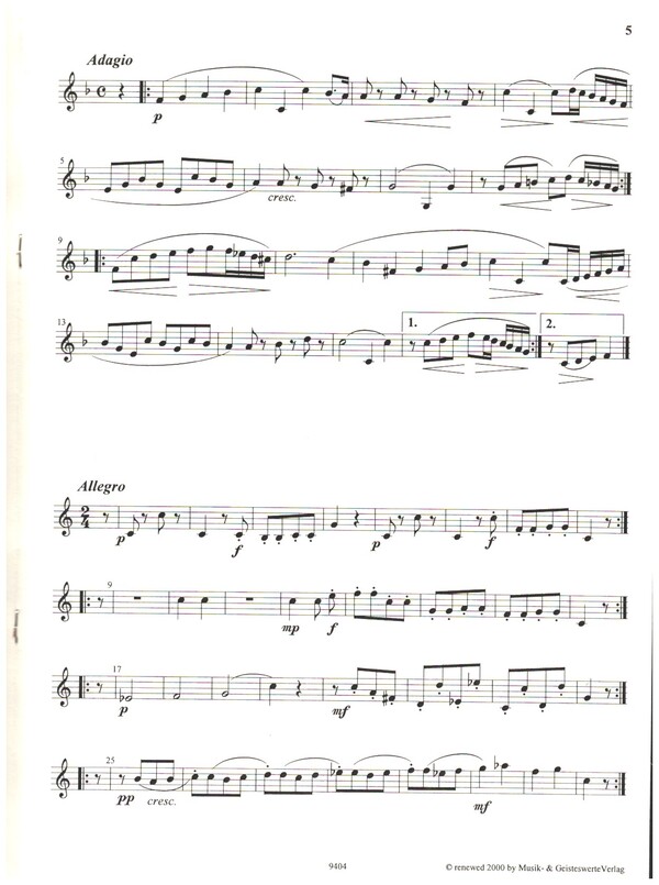 Frühe Trios für 2 Klarinetten und Bassetthorn