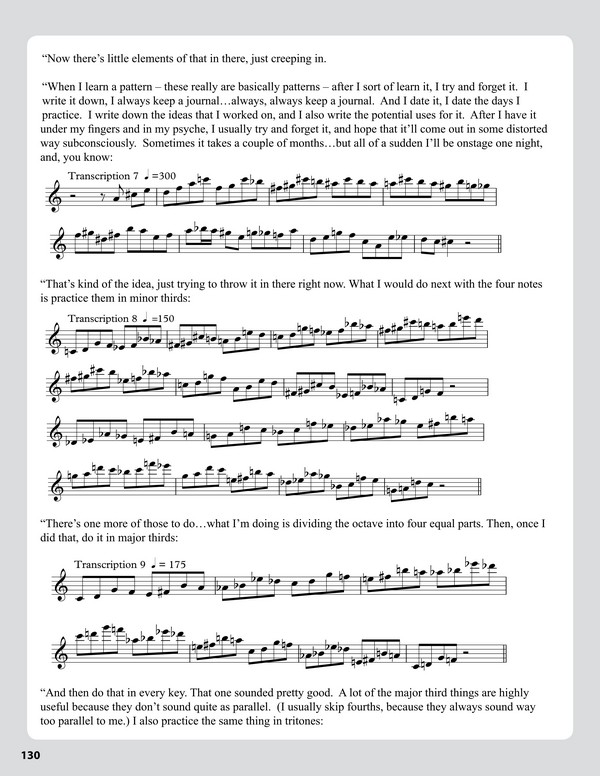 The Practice Notebooks of Michael Brecker
